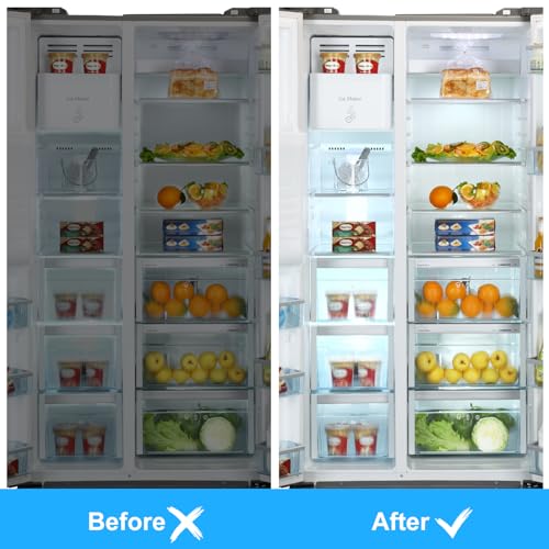 LED Refrigerator Light Bulb 2 Pack，Daylight White 5000K 120V 40W Equivalent Appliance Bulb，A15 5W E26 Base Waterproof Fridge Light Bulbs for Freezer Home Lighting,Small Light Bulb,Dimmable