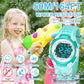 Juboos Kid's Digital Watch for Boys and Girls, Waterproof LCD Digital Sports Kids Watch with 7 Color LED Lights, Stopwatch, Alarm