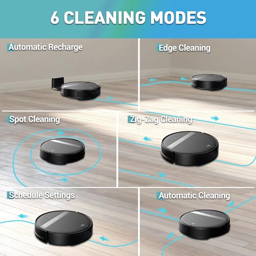 Kilgone Robot Vacuum and Mop Combo for Pet Hair & Homes - App/Voice Control, Tangle-Free Suction & Smart 3D Avoidance, Ultra-Slim & Quiet, Self-Charging for Hard Floors and Low-Pile Carpet