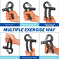 AIXPI Grip Strength Trainer, Hand Grip Exerciser Strengthener with Adjustable Resistance 11-132 Lbs (5-60kg), Forearm Strengthener, Hand Exerciser for Muscle Building and Injury Recover 1 PACK