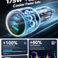 JOYROOM 175W Super Fast Car Charger [GaN] 3-Port Car Charger USB C Fast Charge with USB-C Cable, Car Cigarette Lighter USB Charger for iPhone 17/16/15, Samsung S26/25, Pixel 10, MacBook, iPad and More