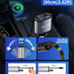 BERTHALESS Retractable Car Charger, 4 in 1 Fast Charging Car Charger with USB-C & USB-A, Compatible with iPhone 17/16/15/14/13/12/11,Galaxy,Pixel,Car Accessories Gifts for Fathers Day,Husband,Men,Dad