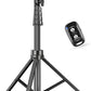 SENSYNE 62" Phone Tripod & Selfie Stick, Extendable Cell Phone Tripod Stand with Wireless Remote and Phone Holder, Compatible with iPhone Android Phone, Camera