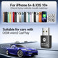 vnilrgle Wireless CarPlay Adapter for Apple iPhone（2026 Upgraded） Mini Design, Converts Factory Wired to Wireless Adapter for CarPlay, Plug and Play, Auto Connect Fast and Stable(Black)