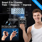 Hand Grip Strength Tester Trainer - Electronic Hand Dynamometer Forearm Grip Strengthener Exerciser Digital Training Gauge 265 Lbs 120 Kgs for Sport Home School Use