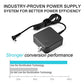 Charger Compatible with Lenovo Laptop Computer 65W 45W Round Tip Power Supply AC Adapter