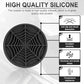 Alpmosn 4PCS Spider Web Car Coasters for Cup Holders, Halloween Funny Non-Slip Silicone Insert Ornaments Coasters, Automotive Cupholder Goth Accessories for Men & Women(Black)