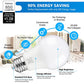 A19 LED Light Bulbs, 60 Watt Equivalent LED Bulb, Daylight White 5000K, 850 Lumen, E26 Base, Non-Dimmable, 9W Bright White LED Bulb, 4-Pack