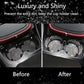 NBTEPEM 2pcs Bling Car Cup Holder Coaster, 2.75 inch Anti-Slip Shockproof Universal Fashion Coasters Insert Crystal Rhinestone Automotive Interior Accessories for Women (2 pcs, White)