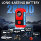 ApexNexus Tire Inflator Portable Air Compressor & Car Jump Starter, Cordless Air Pump with LED Light & Pressure Gauge for Auto,Motorcycles,Bikes,Balls.