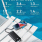 charmast Portable Charger Power Bank with Reinforced Built-in 4 Cables