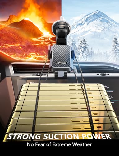JOYMASS Wireless Car Charger, Phone Holders for Your Car, 15W Auto Clamping Phone Mount Car Accessories for iPhone 16 15 14 13 12 Mini Pro Max 11 XR XS, Samsung Galaxy S24 Ultra S23 S22+ Note 20, etc