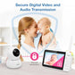 VTech VM924 5" Pan Tilt Zoom Video Baby Monitor – No WiFi, 17 Hour Battery, 1000ft Range, Night Vision, Lullabies, Temperature Sensor & 2-Way Talk – Ideal for New Parents