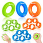 Hand Grip Strengthener Set (6 PCS) – Finger Exerciser & Grip Trainer for Wrist, Finger & Forearm Workout