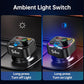 Syncwire Bluetooth 5.4 FM Transmitter Car Adapter 54W (PD 36W & 18W) [Stronger Dual Mics] [Light Switch] [HiFi Bass Sound] [Fast Charging] Wireless Radio Receiver Hands-Free Calling LED Display
