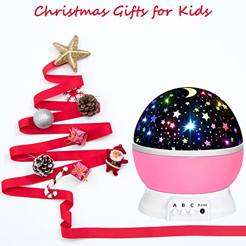 Toys for 1-10 Year Old Girls,Star Projector for Kids 2-9 Year Old Girl Gift Toy for 3-8 Year Old Girls Christmas Gift for 4-7 Year Old Boys Birthday Gift Stocking Stuffers for Kid