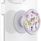 PopSockets Phone Grip with Expanding Kickstand, Adhesive Grip, Cute PopSockets - Purple Fields