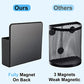 Magnetic Pen Holder,2 Pack Magnetic Dry Erase Marker Holder with Generous Compartments,Strong Magnet Storage Marker Pen Pencil Organizer for Refrigerator,Whiteboard,Locker Accessories