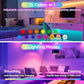 Rechargeable Battery Operated Light Bulb with Remote Control 2 Packs, 350LM Dimmable Detachable LED Bulb with 15 Colors Selectable & 3 Timer, Wireless Puck Light Bulb for Wall Sconce, Non-Hardwired
