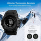 Watch Compass, Altimeter Barometer Thermometer Temperature, Pedometer, Military Army Waterproof Outdoors Sport Digital Watch for Men