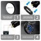 Upgraded 4 Port 12V USB Outlet, 78W Dual PD & QC Aluminum Alloy USB Ports with LED Voltmeter Waterproof for Cars, Cigarette Lighter Replacement 12V Socket for Boats RV Trucks and Motorcycles