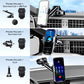 3 in 1 Wireless Car Charger, Phone Holders for Your Car 15W Fast Charging Auto Clamping, Car Phone Mount for iPhone 17 16 15 14 13 Mini Pro Max XR, Samsung Galaxy S25 Ultra S24 S23 S22 S21