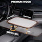 Car Desk for Laptop, Car Table & Car Tray with 360° Rotating Cup Holder, Adjustable Height Car Food Tray, As Car Table Tray or Car Seat Tray, Compatible with Tesla Model 3/Y/S, Ford / Most Vehicles