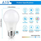 A19 LED Light Bulbs, 60 Watt Equivalent LED Bulb, Daylight White 5000K, 850 Lumen, E26 Base, Non-Dimmable, 9W Bright White LED Bulb, 4-Pack