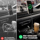 Wireless Car Charger with Phone Holder Mount, 15W Fast Charging Auto Clamping Phone Holders for You Car Windshield Dashboard Air Vent Accessories for iPhone, Samsung Galaxy, Google, etc