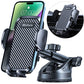 Rorhxia 3-in-1 Phone Mount for Car [2025 Most Stable and Flexible Suction Cup] Vent Dashboard Windshield Cell Phone Holder Car Fit for iPhone, Samsung, All Phone
