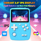 32 Bit Handheld Games for Kids Preloaded 139 Video Games, Portable Video Gaming Player with 3.0" IPS Screen and Rechargeable Battery, Mini Travel Games Electronic Gifts Toys for Boys Girls, Blue