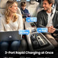 JOYROOM 175W Super Fast Car Charger [GaN] 3-Port Car Charger USB C Fast Charge with USB-C Cable, Car Cigarette Lighter USB Charger for iPhone 17/16/15, Samsung S26/25, Pixel 10, MacBook, iPad and More