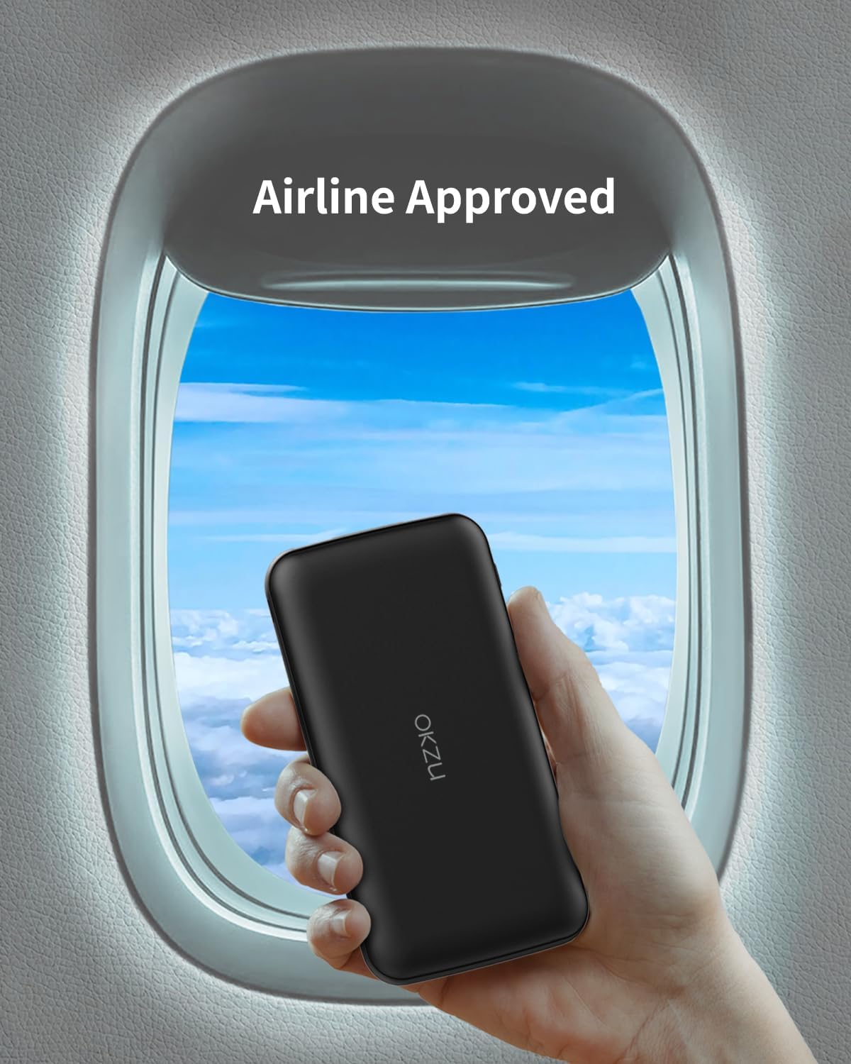 5V 2A Power Bank for Heated Vest, Jacket, Stadium Seats, Chair, 10000mAh Fast Charging Battery Pack for USB Heated Clothing, Heated Blanket, Coat