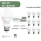 6-Packs A19 LED Light Bulbs, 100 Watt Equivalent Daylight 5000K Bright Bulbs Efficient 13W, 1500 Lumens E26 Base, Non-Dimmable, 15000-Hour Lifespan