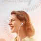 Antool Wired Earbuds,【Ultra Clear Calls & no Noise】 Headphones Earbuds Wired 3.5mm, in-Ear Earphones with Mic, Compatible with iPhone/iPad/Android/Laptop/PC 【2 Pack】