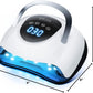 268W UV LED Nail Lamp, 2026 Upgrade UV Light for Gel Nails with 57 Beads, Nail Dryer with 4 Timer Setting & LCD Touch Display, Professional Nail Lamp – Best Gifts