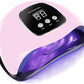 BIGBEAR UV Light for Nails, 48W UV LED Nail Lamp for Gel Polish, Fast Nail Dryer with Automatic Sensor, 3 Timer Setting, Small and Portable, LED Nail Light for Fingernail and Toenail