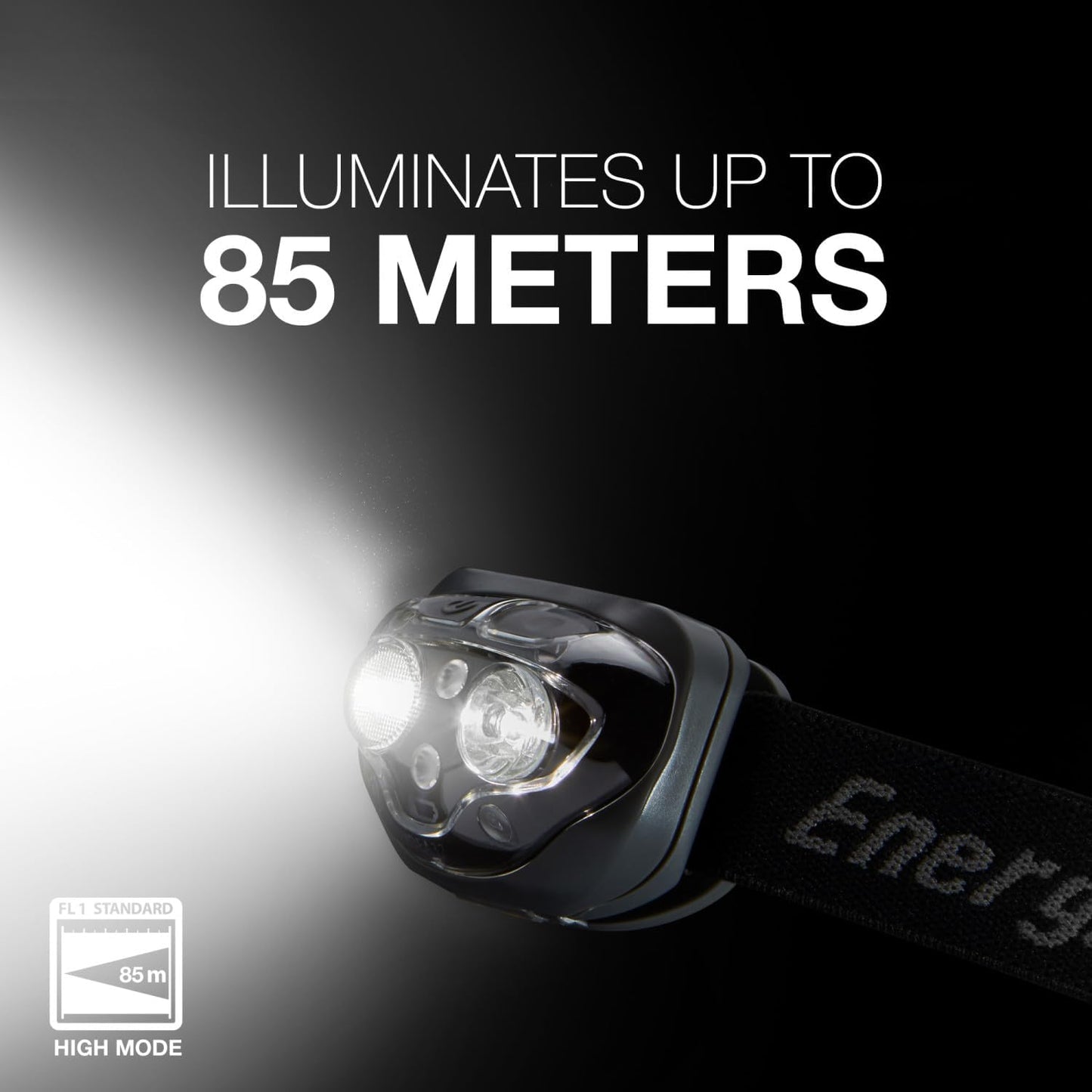 Energizer PRO LED Headlamp, IPX4 Water Resistant Headlamps, High-Performance Head Light for Outdoors, Camping, Running, Storm, Survival LED Light for Emergencies (Batteries Included)