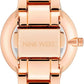 Nine West Women’s Crystal Accented Bracelet Watch – Elegant Sparkle Design