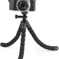 Portable and Flexible Tripod with Wireless Remote and Smartphone Clamp, 10-inch long, Black