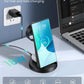 Wireless Charger for Samsung: 3 in 1 Wireless Charging Station for Samsung Galaxy Watch 8 7 6 5 4 3 Pro Classic Galaxy Buds - Charger Dock Stand for S25 S24 Ultra S23 S22 S21 Note Z Fold Android