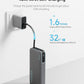 CUKTECH 45W Power Bank 20000mAh, Portable Travel Charger Built-in USB C Cable, Fast Charging Battery Pack for iPhone 16/15/14/13, iPad, Samsung Galaxy, Google Pixel, Android and More (Gray)
