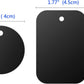 DSTELIN Universal Metal Plate 8 Pack for Magnetic Phone Car Mount Holder Cradle with Adhesive (Compatible with Magnetic Mounts) - 4 Rectangle and 4 Round, Black