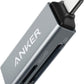 Anker SD Card Reader, 2-in-1 USB C Memory Card Reader for Digital Camera SD Card Viewer with Dual Slot for SDXC, SDHC, SD, MMC, RS-MMC, Micro SDXC,MicroSD, Micro SDHC Card, and UHS-I Cards