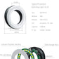 XINBAOHONG Selfie Ring Light Rechargeable Portable Clip-on Selfie Fill Light with 40 LED for Smart Phone Photography, Camera Video, Girl