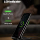 INIU Wireless Charger, 15W Fast Wireless Charging Station with Sleep-Friendly Adaptive Light Compatible with iPhone 17 16 15 14 13 12 Pro Max Samsung Galaxy S25 S24 S23 Note 20 Google etc