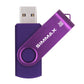 SIMMAX 32GB Memory Stick USB 2.0 Flash Drives Swivel Thumb Drive Pen Drive (32GB Purple)