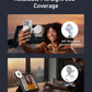 TELESIN C03 Magnetic Selfie Light, Phone Light Compatible with iPhone Magsafe, CRI97 360° LED Selfie Ring Fill Light with Mirror for Selfies/Photography/TikTok/Zoom Calls/Video Conference