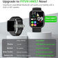 FITVII Health & Fitness Tracker (Answer/Make Calls), Smart Watch with 24/7 Heart Rate and Blood Pressure, Sleep Tracking, Blood Oxygen Monitor, 120+ Sport Modes Activity Tracker for Women Men