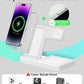 Wireless Charger Stand Charging Station: 3 in 1 Charger Stand Multiple Devices for Apple - iPhone 17 16e 16 15 14 Pro Max 13 12 - Watch 11 10 9 8 7 6 5 4 3 2 SE and Ultra Series-Airpods 4 3 Pro, White